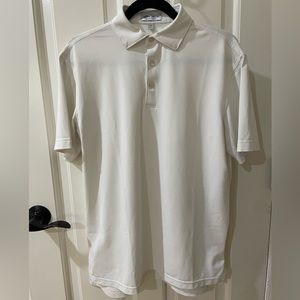 Peter Millar Collared Golf Shirt - White